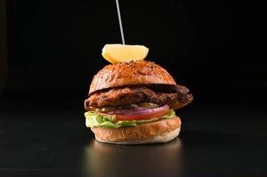 直火焼きケイジャンチキンバーガーSET Cajun Chicken Burger Set