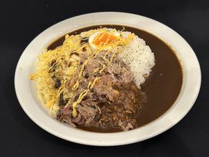 欧風黒バタープルドポークカレー(シングル、ごはん350g)