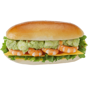 海老とチェダーチーズ バジルポテトサラダ
