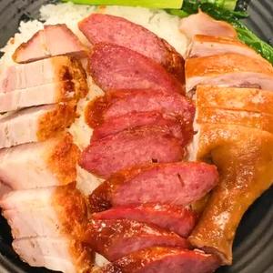 三 ご飯三種肉盛り単品