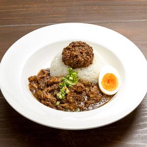 キーマカレー＆ルーローハン