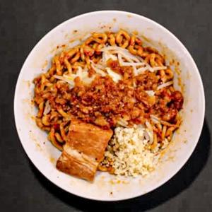 ガチ辛まぜそば Very Spicy Mazesoba Noodles