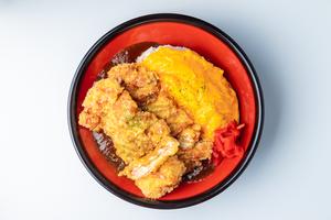 ダブルオムチキンカツカレーDouble Omelette Chicken Katsu Curry and Rice