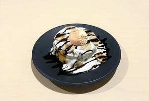チョコアイスチョコバナナパンケーキ