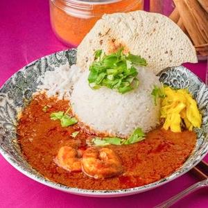 サワーエビカレー(3種副菜付き)