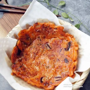 キムチチヂミ / Kimchi Korean Pancake / 