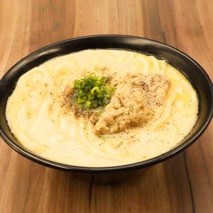 つくねの鶏白湯うどん Chicken meat balls Chicken white udon