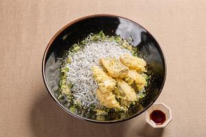 釜揚げしらす白身天丼並