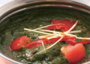 マトンほうれん草カレー Mutton Saag Curry