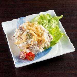 楽笑の温玉ポテトサラダ Rakusho's Soft-Boiled Egg ＆ Potato Salad