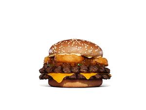 オニオンリングダブルビーフ ビッグマウス スモークハウスバーガー