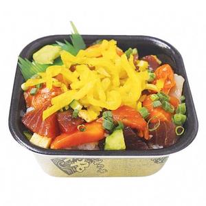 丼丸 バラタク丼 バラネタ、たくあん