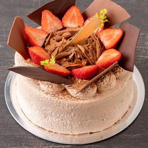 生チョコのデコレーションケーキ5号