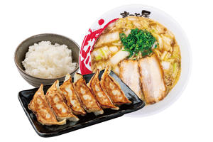 鶏じゃんラーメン餃子ライスセット