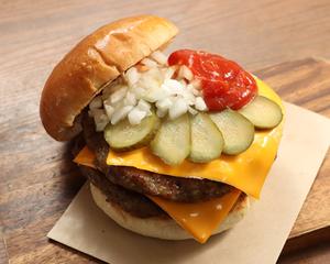 F-1164】ダブルチーズバーガーDouble cheese burger
