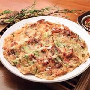 海鮮チヂミ Seafood Buchimgae