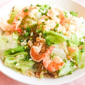 エビレタスチャーハン Shrimp and Lettuce Fried Rice