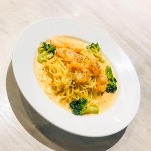 海老味噌クリーム生パスタ