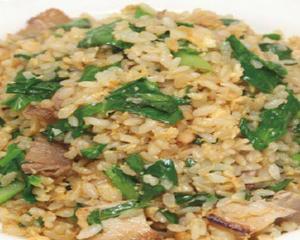 チャーシュー青菜チャーハン