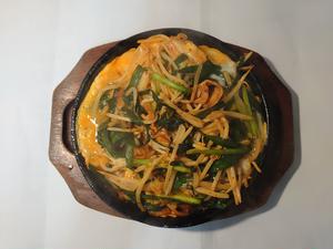 豚キムチ玉子とじ