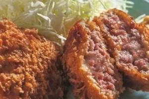 黒毛和牛100%メンチカツ定食