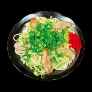 トントロねぎ塩焼きそば 麺大盛 2麺使用