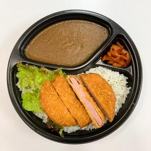 ハムカツカレー