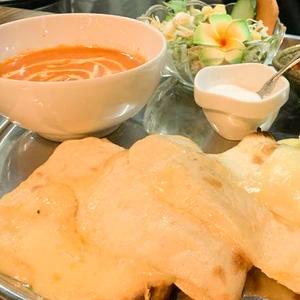 バターチキン炭火焼チーズナン ButterChickenCurry w/CheeseNan
