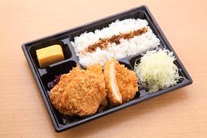 かつ麦 ヒレとチキンかつ弁当