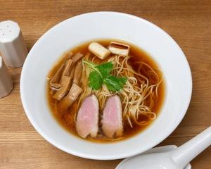 鴨南醤油ラーメン