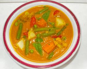 ミックス野菜カレー Mixed Vegetable Curry