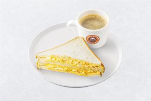 たっぷりタマゴサンドセット