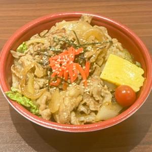 豚焼肉丼(玉子焼きのせ)