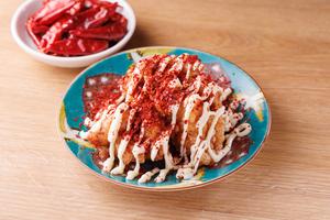 自慢の激辛マヨから揚げ(3個) Signature Extra Spicy Mayo Fried Chicken (3 Pieces)