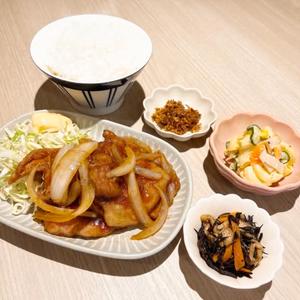 国産豚の生姜焼き定食