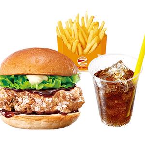 【セット】てりやきチキンバーガー Teriyaki Chicken Burger Set