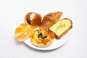 パン5種の盛り合わせセット