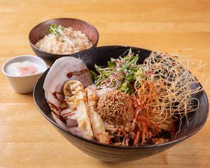 汁なし鯛担麺 鯛めしセット