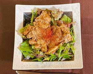 もも肉の唐揚げ(甘辛ダレ)