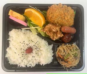 幕の内弁当(メンチカツ)