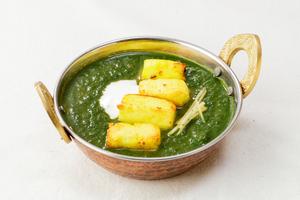 サーグ  パニール カレー Spinach paneer curry