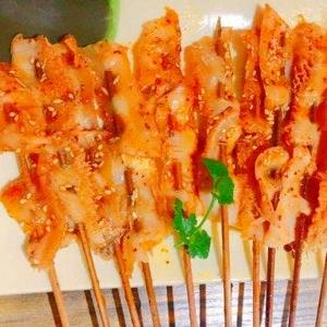 ハチノス串5本(毛肚串5只)