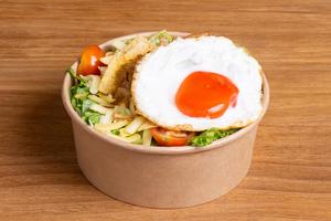 有機野菜のタコライス フライドエッグ ラージ