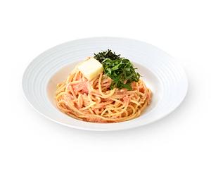 カフェ・ベローチェ 大葉香るたらこバター Japanese Basil Flavored Cod Roe Butter Pasta