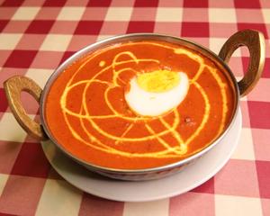 エッグキーマカレー