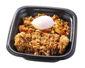 豚キムチ＆ロースかつ丼