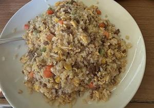 チャーシューの黒チャーハン