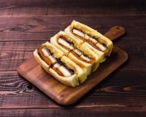 ウナギカツサンド Eel cutlet sandwich