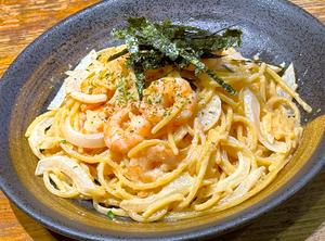 えび明太パスタ