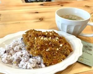 腸活ドライカレー＆旬野菜スープ